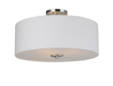 Semi-Flush Mts. Drum Shade by Maxim ( 16 | 10014WLSN Bongo ) 