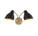 Sconces Double Candle by Meridian ( 446 | M90075MBKNB ) 