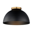 Flush Mounts Metal Shade by Maxim ( 16 | 10029BKNAB Thelonious ) 
