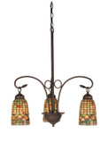 Mid. Chandeliers Glass Down by Meyda Tiffany ( 57 | 73983 Tiffany Acorn ) 