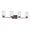 Bathroom Fixtures Four Lights by Millennium ( 59 | 3184-RBZ Durham ) 