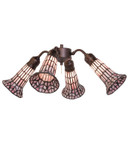 Fans Light Kits by Meyda Tiffany ( 57 | 261517 Stained Glass Pond Lily ) 