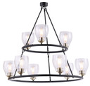 Mid. Chandeliers Glass Up by Minka-Lavery ( 7 | 2439-878 Winsley ) 