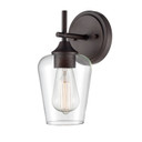 Sconces Single Glass by Millennium ( 59 | 9701-RBZ Ashford ) 
