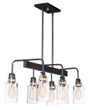 Linear/Island 4 Light + by Maxim ( 16 | 30177CLBZGLD Magnolia ) 