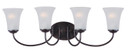 Bathroom Fixtures Four Lights by Maxim ( 16 | 10054FTOI Logan ) 