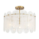 Semi-Flush Mts. Drum Shade by Minka-Lavery ( 7 | 2596-732 Oldmill ) 