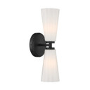 Sconces Double Glass by Meridian ( 446 | M90109MBK ) 