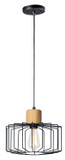 Mini Pendants Open Frame by Maxim ( 16 | 10068BKNWD Bjorn ) 