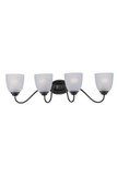 Bathroom Fixtures Four Lights by Maxim ( 16 | 10074FTBK Stefan ) 