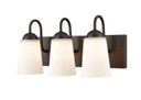 Bathroom Fixtures Three Lights by Millennium ( 59 | 9813-RBZ Ivey Lake ) 
