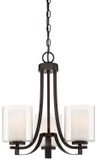 Mini Chandeliers Drum Shade by Minka-Lavery ( 7 | 4103-172 Parsons Studio ) 