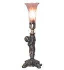 Lamps Table Accent by Meyda Tiffany ( 57 | 273024 Purple Iridescent Pond Lily ) 