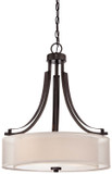 Pendants Drum Shade by Minka-Lavery ( 7 | 4104-172 Parsons Studio ) 