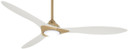 Fans Ceiling Fans by Minka Aire ( 15 | F868L-SBR/WHF Sleek ) 