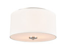 Flush Mounts Drum Shade by Millennium ( 59 | 41002-BN Guyten ) 