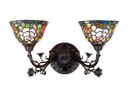 Sconces Double Glass by Meyda Tiffany ( 57 | 27392 Tiffany Rosebush ) 