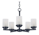 Mid. Chandeliers Glass Up by Maxim ( 16 | 10205FTBK Corona ) 