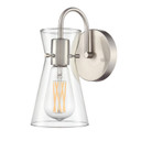 Sconces Single Glass by Millennium ( 59 | 21001-BN Camellia ) 