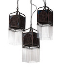 Mini Pendants 3 Light Cluster by Meyda Tiffany ( 57 | 56752 Celtic Knot ) 