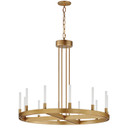 Mid. Chandeliers Glass Up by Maxim ( 16 | 16164CRGLD Ovation ) 