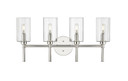 Bathroom Fixtures Four Lights by Millennium ( 59 | 9924-PN Chastine ) 