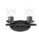 Bathroom Fixtures Two Lights by Maxim ( 16 | 10212CLBK Corona ) 
