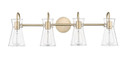 Bathroom Fixtures Four Lights by Millennium ( 59 | 21004-MG Camellia ) 