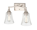 Bathroom Fixtures Two Lights by Millennium ( 59 | 2102-BN Caily ) 