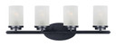 Bathroom Fixtures Four Lights by Maxim ( 16 | 10214FTBK Corona ) 
