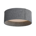 Flush Mounts Drum Shade by Maxim ( 16 | 10222GY Prime ) 