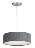 Pendants Drum Shade by Maxim ( 16 | 10224GYSN Prime ) 