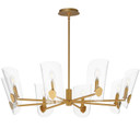 Mid. Chandeliers Glass Up by Maxim ( 16 | 32358CLNAB Armory ) 