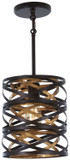 Mini Pendants Metal Shade by Minka-Lavery ( 7 | 4670-111 Vortic Flow ) 