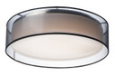 Flush Mounts Drum Shade by Maxim ( 16 | 10232BO Prime ) 