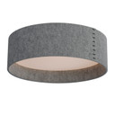 Flush Mounts Drum Shade by Maxim ( 16 | 10237GY Prime ) 