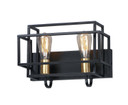 Bathroom Fixtures Two Lights by Maxim ( 16 | 10242BKSBR Liner ) 