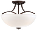 Semi-Flush Mts. Bowl Style by Minka-Lavery ( 7 | 4962-284 Overland Park ) 
