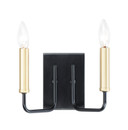 Sconces Double Candle by Maxim ( 16 | 10252BKGLD Sullivan ) 