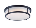 Flush Mounts Glass Down by Maxim ( 16 | 10270WTBK Rogue E26 ) 