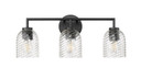 Bathroom Fixtures Three Lights by Millennium ( 59 | 22203-MB Catania ) 