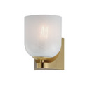 Sconces Single Glass by Maxim ( 16 | 21231MRNAB Scoop ) 