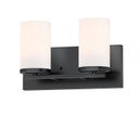 Bathroom Fixtures Two Lights by Maxim ( 16 | 10282SWBK Lateral ) 