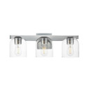 Bathroom Fixtures Three Lights by Maxim ( 16 | 21233CLPC Scoop ) 