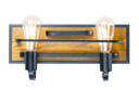 Bathroom Fixtures Two Lights by Maxim ( 16 | 10302BKASB Black Forest ) 