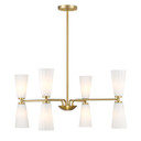 Mid. Chandeliers Glass Up by Meridian ( 446 | M100126NB ) 
