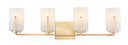 Bathroom Fixtures Four Lights by Maxim ( 16 | 21284SWSBR Dart ) 