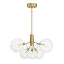 Mid. Chandeliers Glass Down by Meridian ( 446 | M100135NB ) 