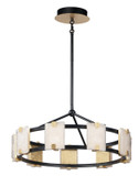 Mid. Chandeliers Glass Down by Maxim ( 16 | 39535CYBKGL Radiant ) 