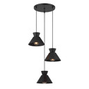 Mini Chandeliers Metal Shade by Meridian ( 446 | M100139MBK ) 